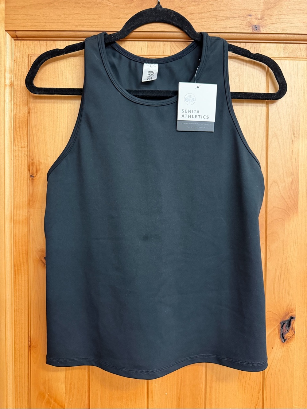 Senita Athletics Black Performance Tank
